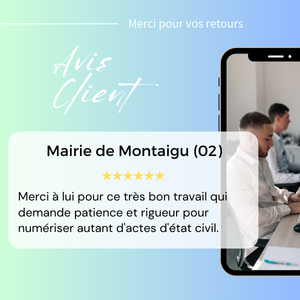 Avis client Mairie de Montaigu