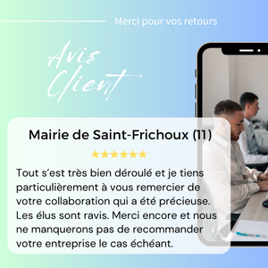 Avis client Mairie de Saint Frichoux